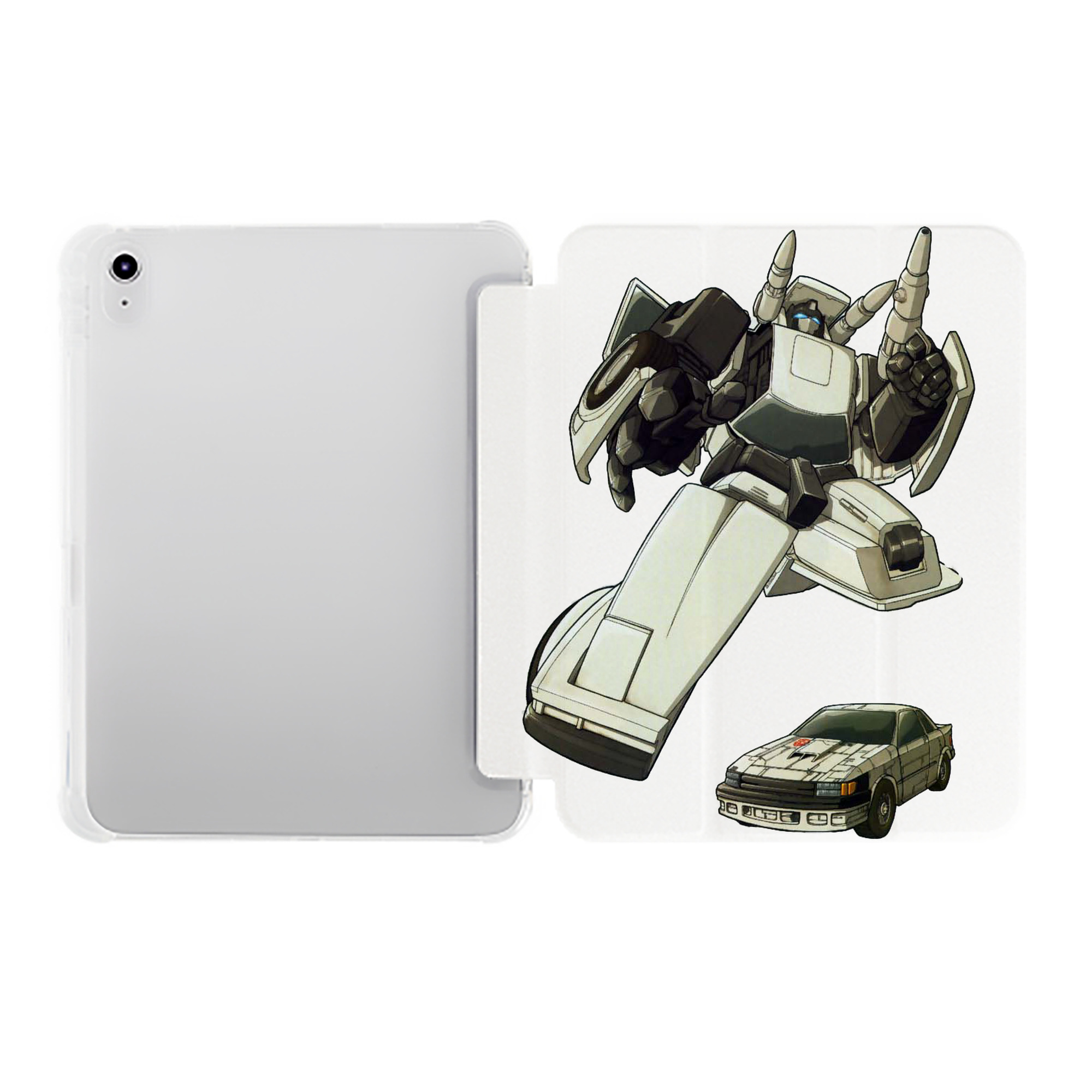 （画像用）  IPad ケース ペン収納付き 三つ折りスタンド PUレザー×シリコン 対応機種9.5/10.5/10.9インチ
